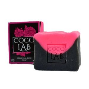 Charcoal - Rose soap